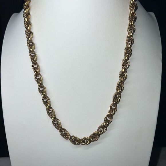 Vintage MCM Heavy Gold Tone Chain - Picture 1 of 10